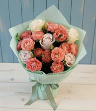 Букет влюбленный романтик в Анжеро-Судженске Букет цветов из:  Розы в Анжеро-Судженске