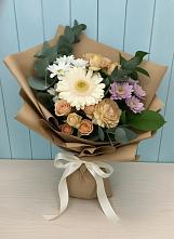 Букет цветов из:  Герберы и Хризантемы в Анжеро-Судженске