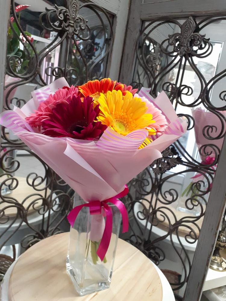 Букет цветов из: Герберы в Анжеро-Судженске