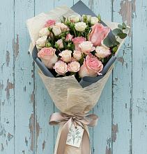 Букет нежный и розовый в Анжеро-Судженске Букет цветов из:  Розы в Анжеро-Судженске