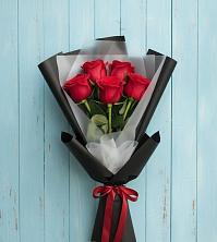 Букет в ритме города в Анжеро-Судженске Букет цветов из:  Розы в Анжеро-Судженске