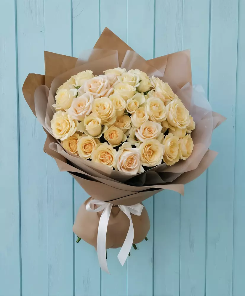 Букет Кремовое облако в Анжеро-Судженске Букет Кремовое облако в Анжеро-Судженске