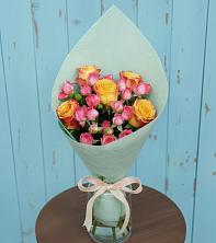 Букет Отличное настроение в Анжеро-Судженске Букет цветов из:  Розы в Анжеро-Судженске